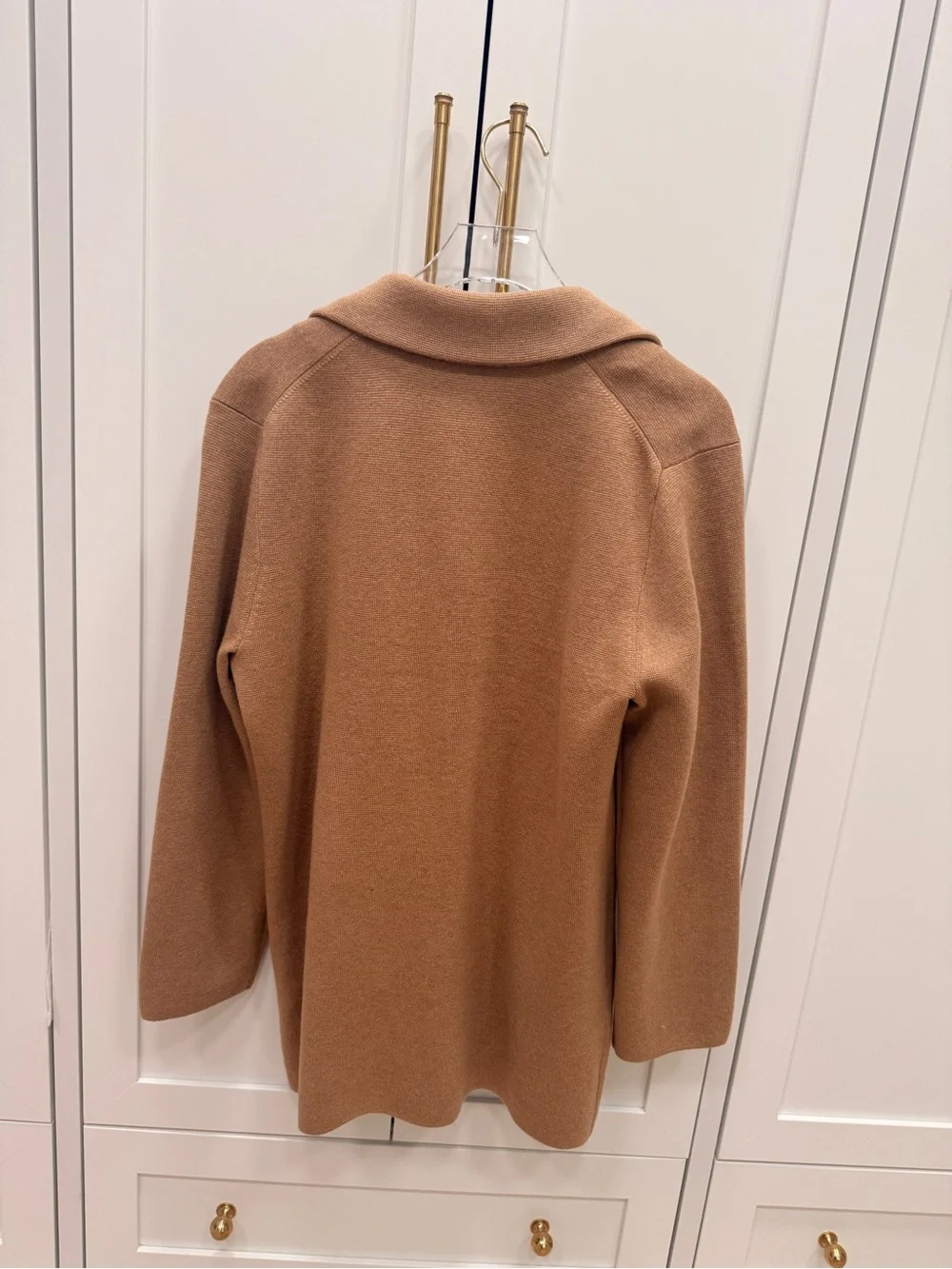 NWOT J. Crew Cecile Camel Single-Button Sweater Blazer Jacket